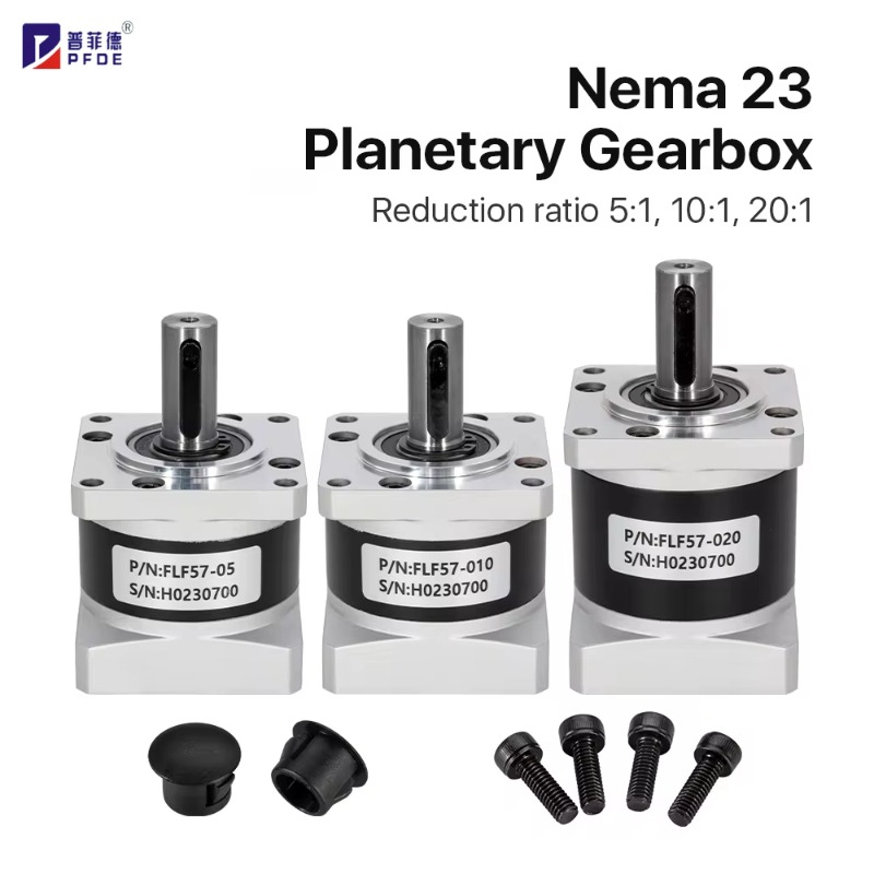 Nema23 Stepper - FLF57-05 Przekładnia planetarna Nema 23 Reduktor