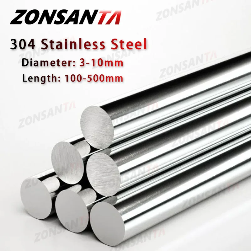 Linear Rod 8Mm - 1szt 304 Pręt ze stali nierdzewnej