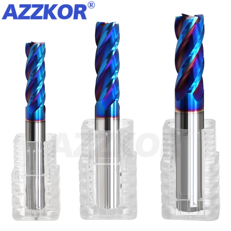 End Mill Set - HRC70 4F frez powłoka ze stopu