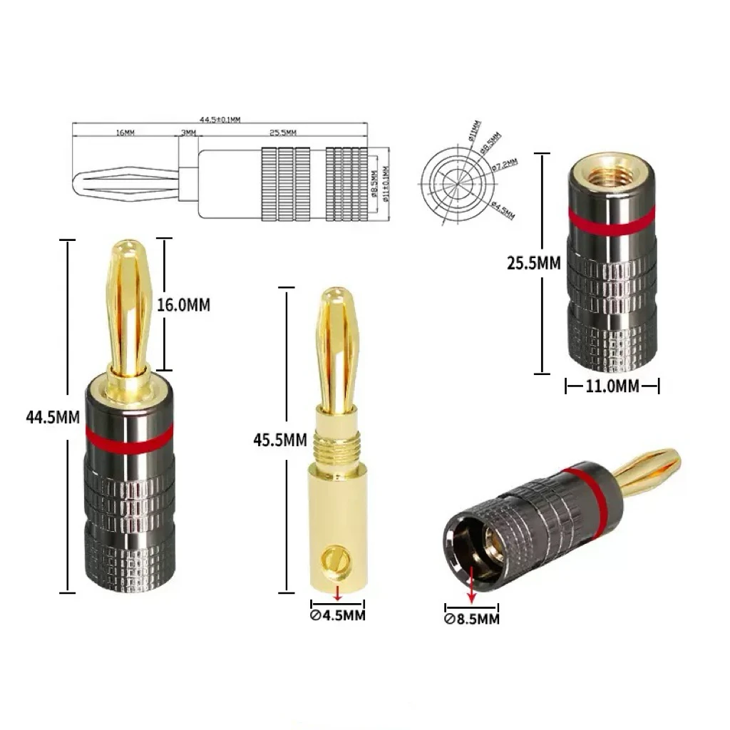 1-10 sztuk, wtyczki bananowe b – Coupling 8Mm recenzja i cena