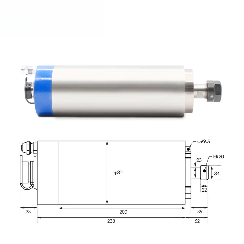 2,2 kW, silnik wrzeciona chłod – Spindle Motor recenzja i cena