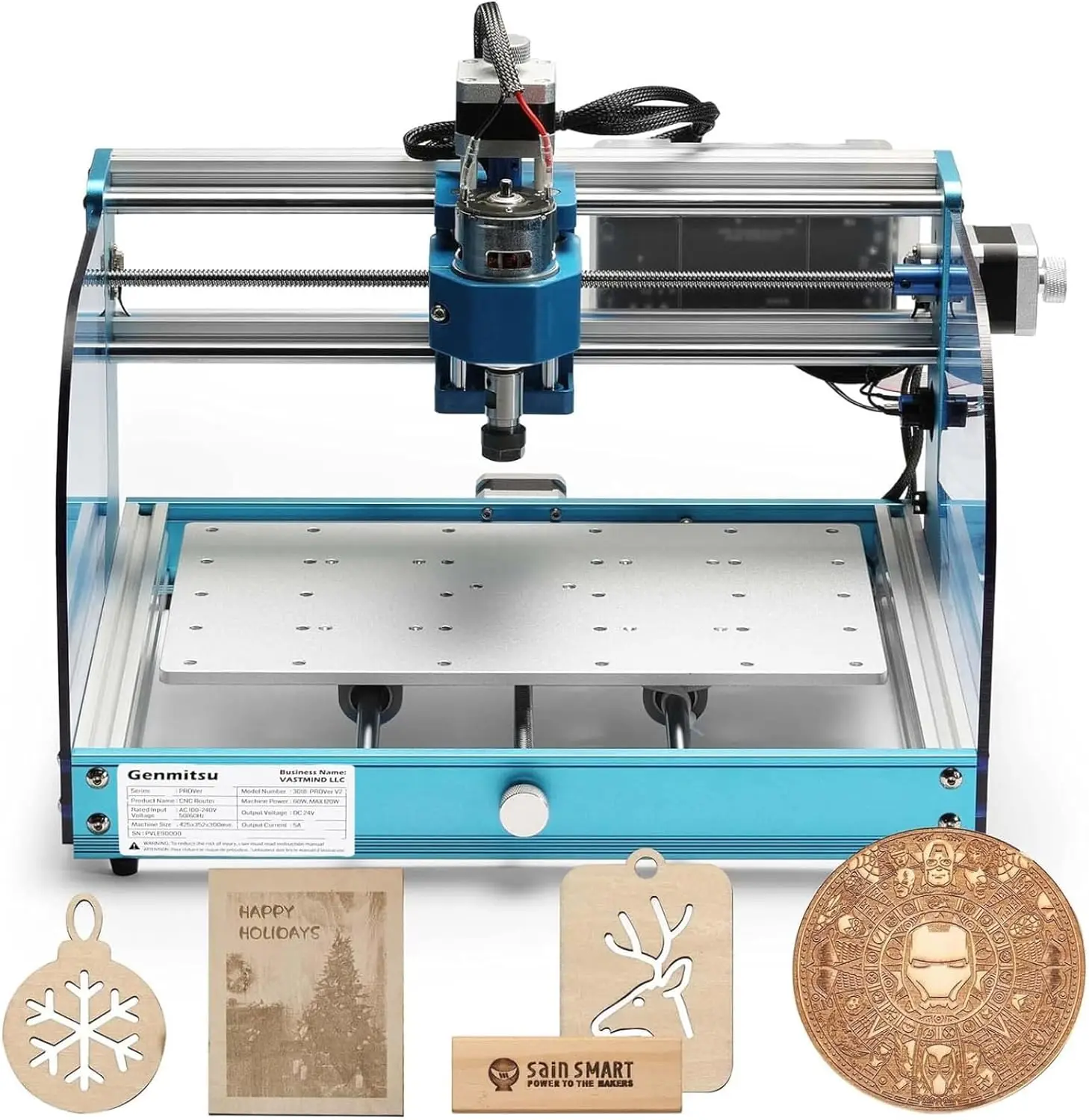 Obszar roboczy frezarki CNC Ge – 3018 Aluminium Cnc recenzja i cena